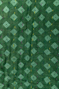 Starlight Kantha Throw Blanket