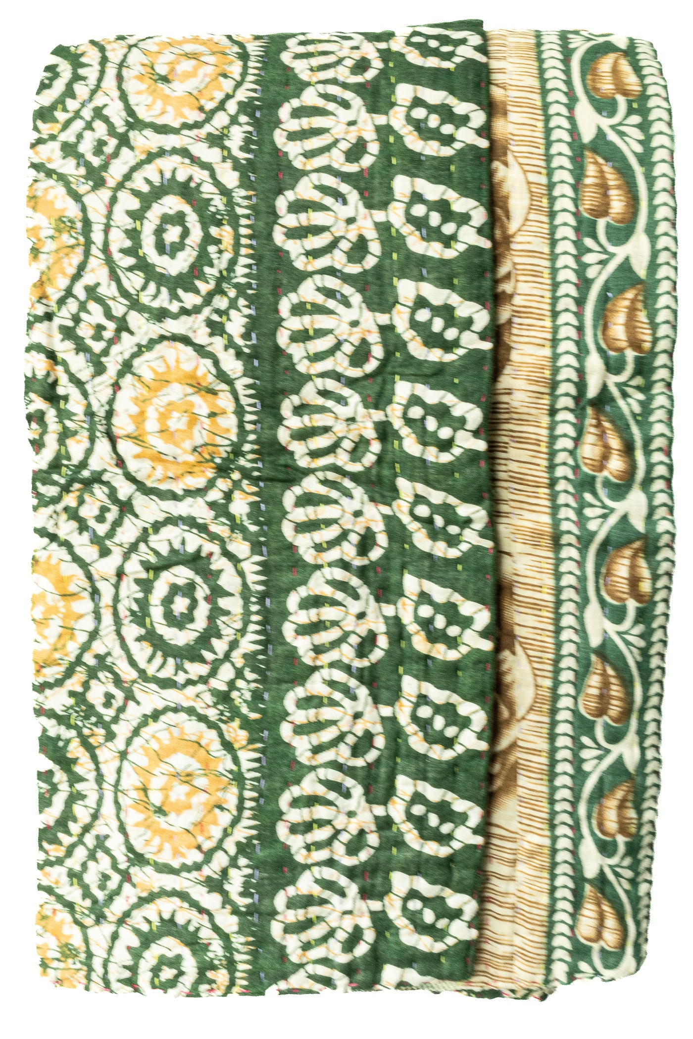 Starlight Kantha Throw Blanket