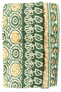 Starlight Kantha Throw Blanket