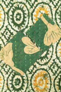 Starlight Kantha Throw Blanket