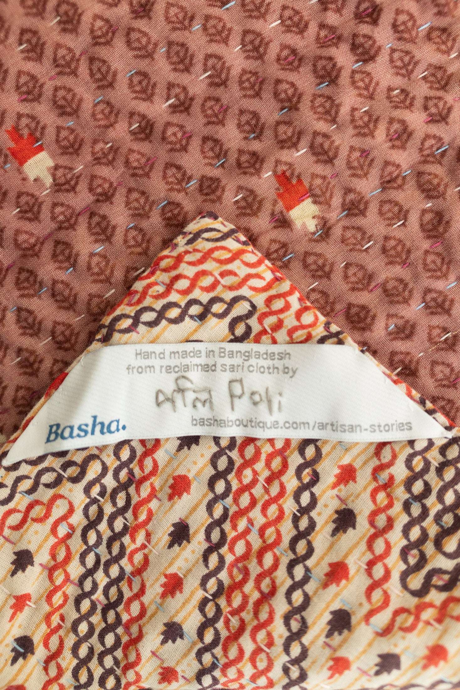 Steady Kantha Throw