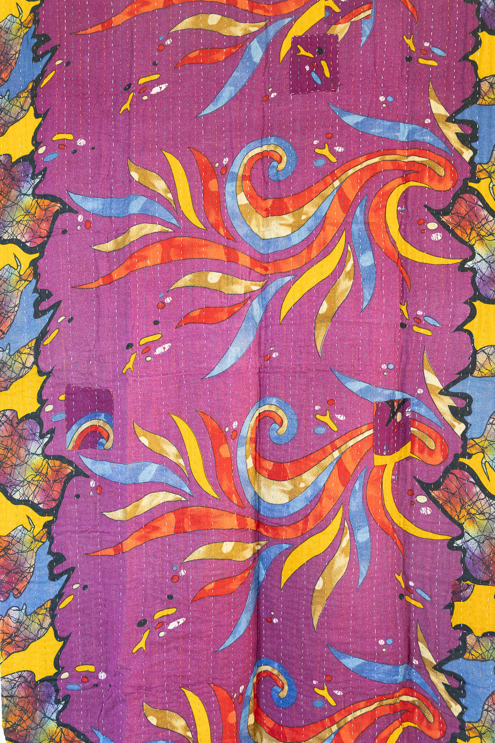 Kantha Throw Bed Quilt