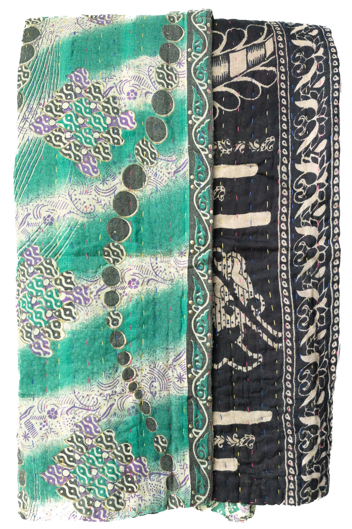 Stillwater Kantha Throw