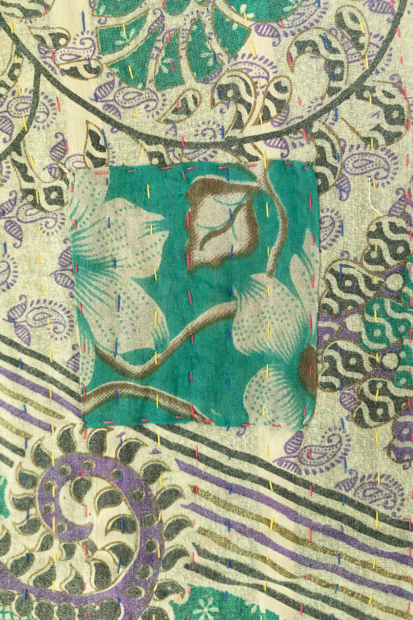 Stillwater Kantha Throw