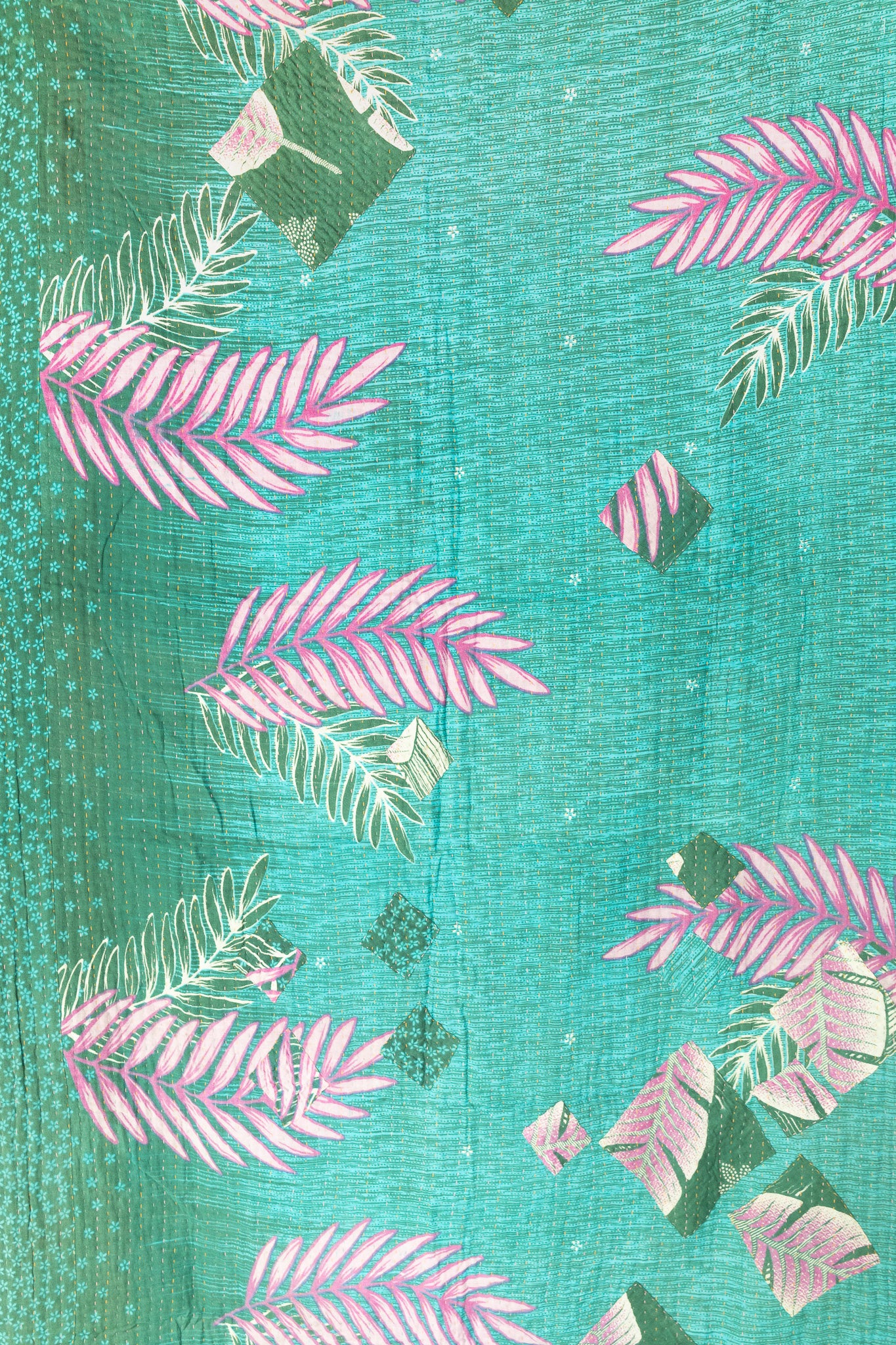 Stillwater Kantha Throw Blanket