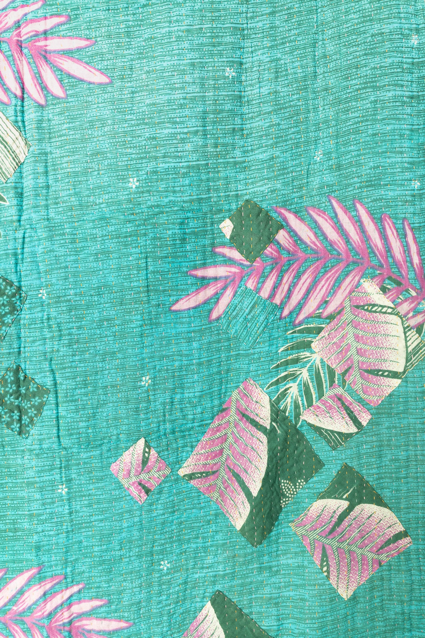 Stillwater Kantha Throw Blanket