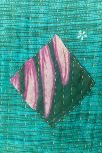 Stillwater Kantha Throw Blanket