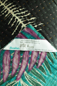 Stillwater Kantha Throw Blanket