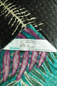 Stillwater Kantha Throw Blanket