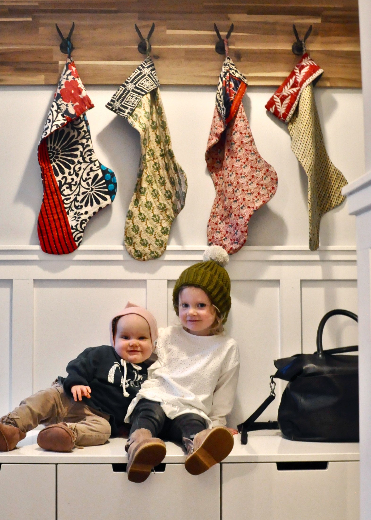 Kantha Holiday Stocking — Little No. 22