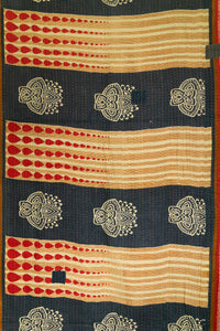 Kantha Throw Bed Quilt