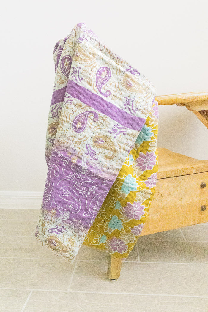 dignify Kantha Baby Blanket Quilt