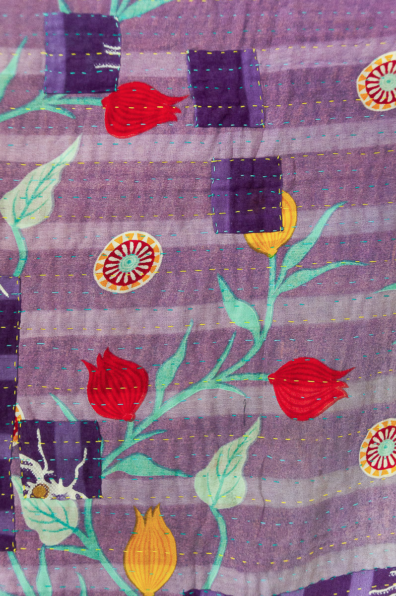 Sugar No. 4 Kantha Baby Blanket