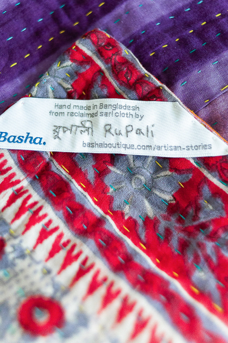 Sugar No. 4 Kantha Baby Blanket