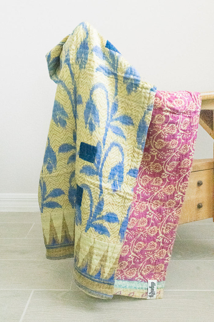 dignify Kantha Baby Blanket Quilt