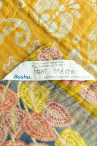 Sunrise Kantha Throw Blanket