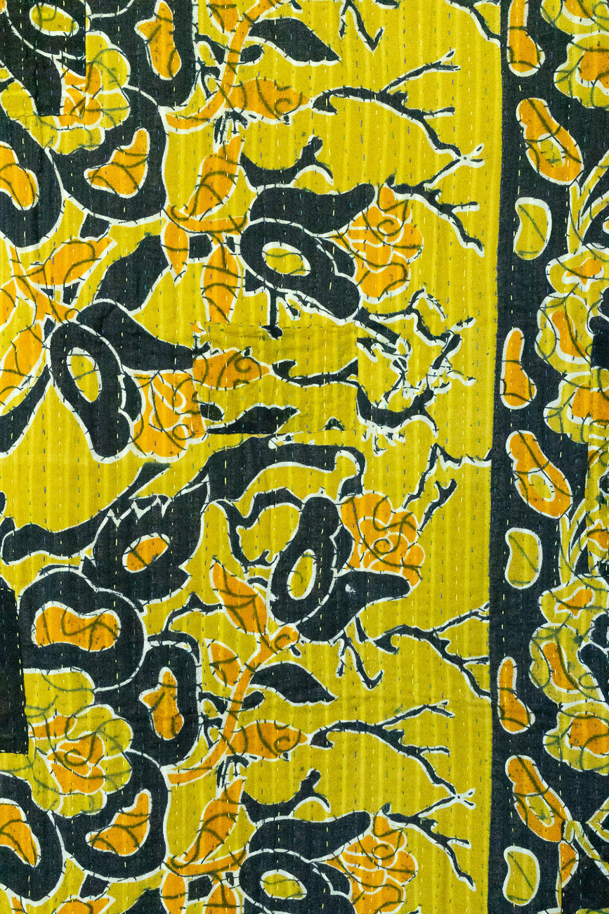 Sunshine Kantha Throw