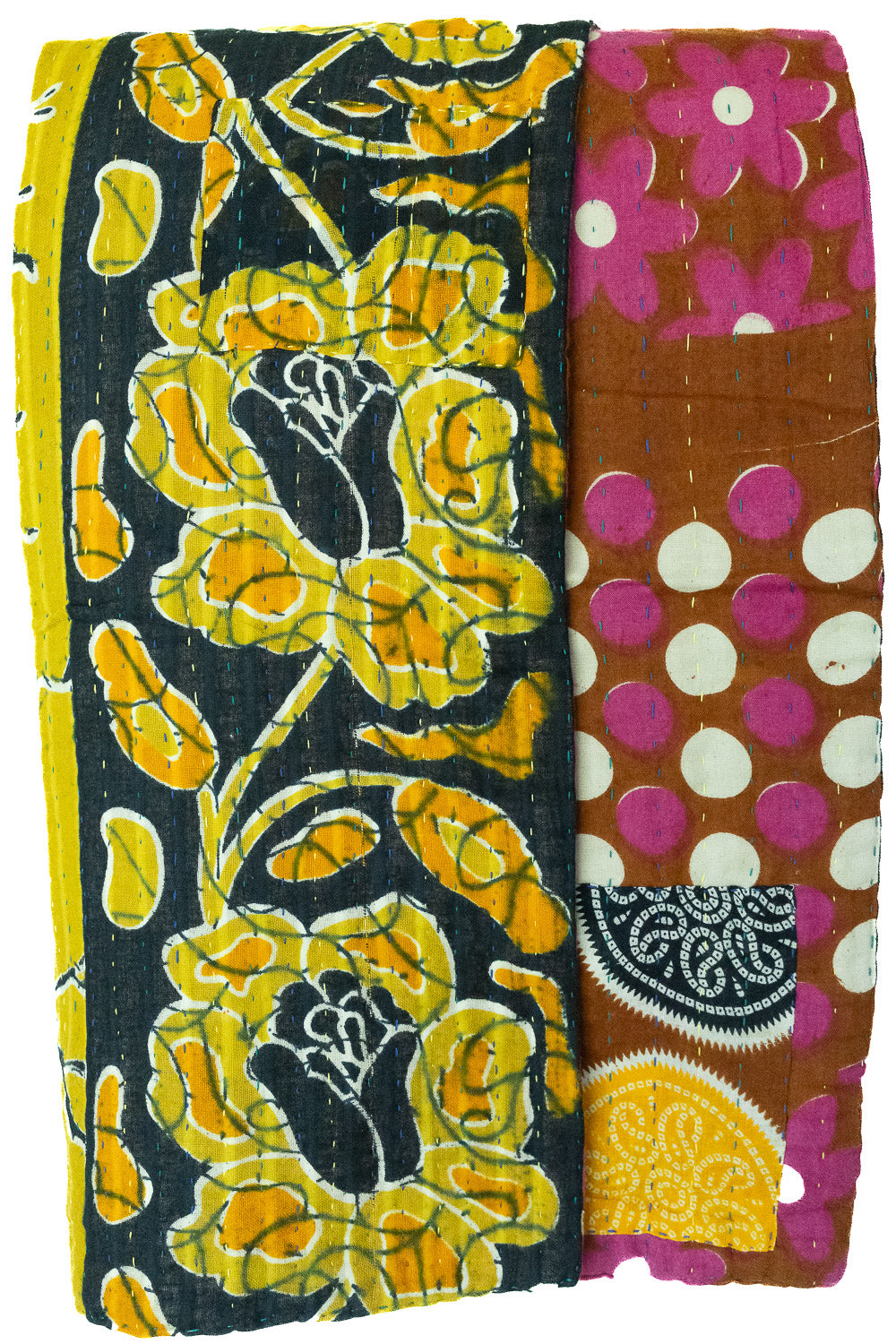 Sunshine Kantha Throw