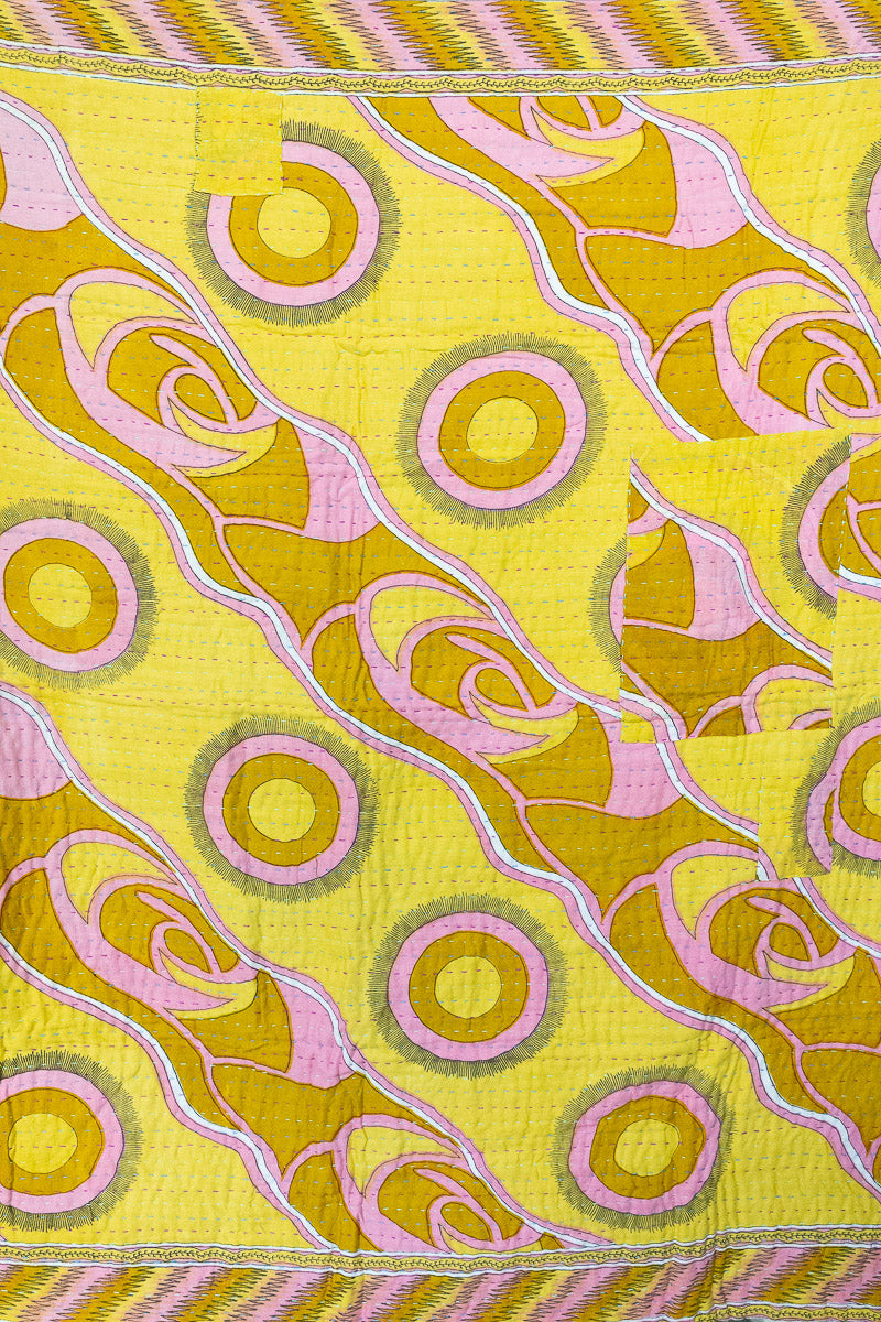 Sweet No. 1 Kantha Baby Blanket