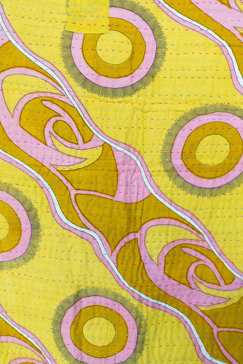 Sweet No. 1 Kantha Baby Blanket