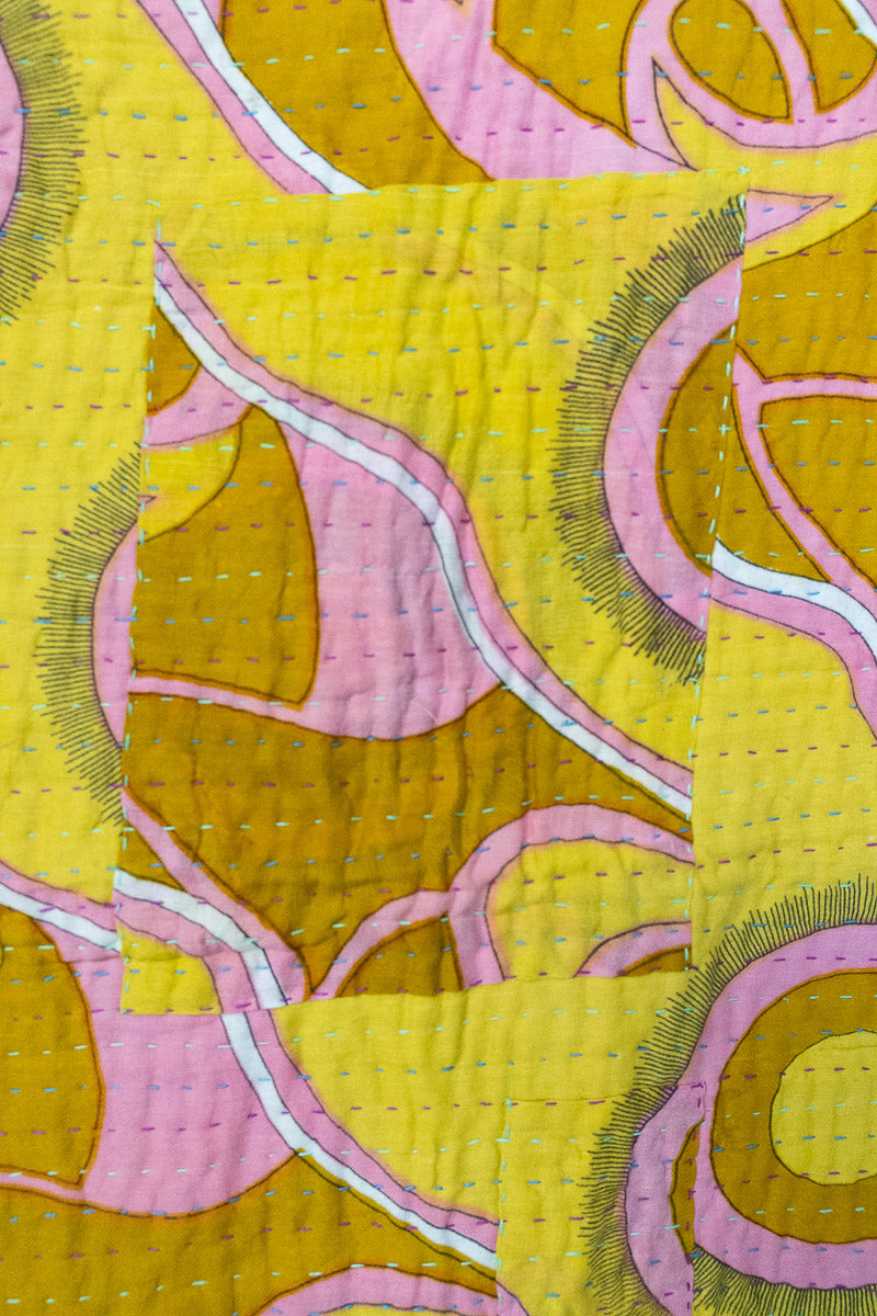 Sweet No. 1 Kantha Baby Blanket