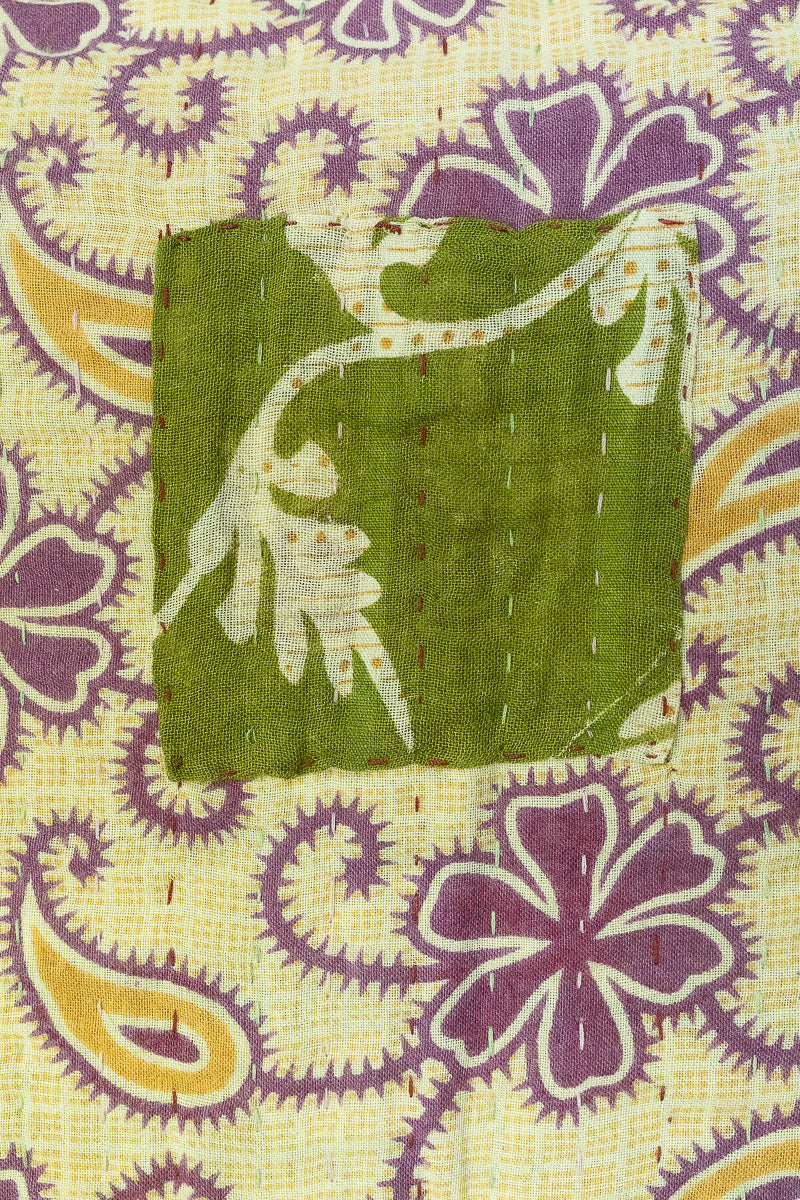 Sweet No. 2 Kantha Baby Blanket