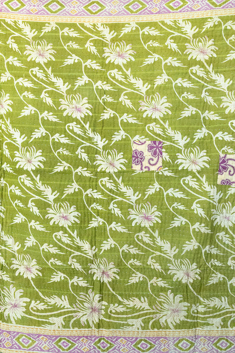 Sweet No. 2 Kantha Baby Blanket