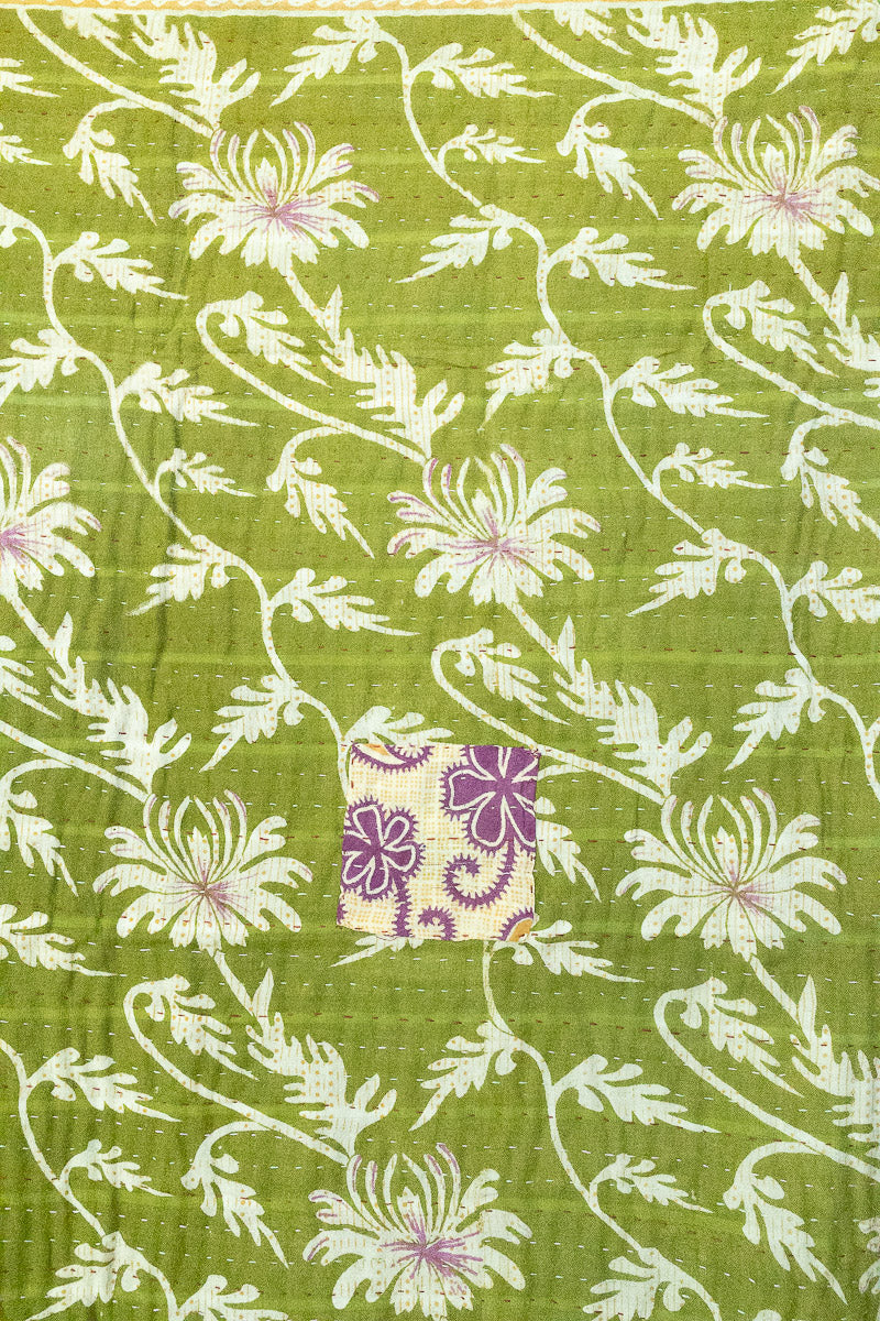 Sweet No. 2 Kantha Baby Blanket