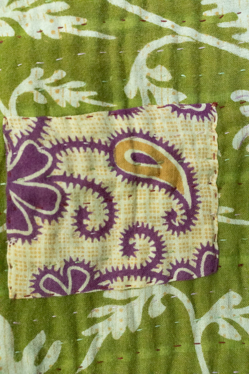 Sweet No. 2 Kantha Baby Blanket