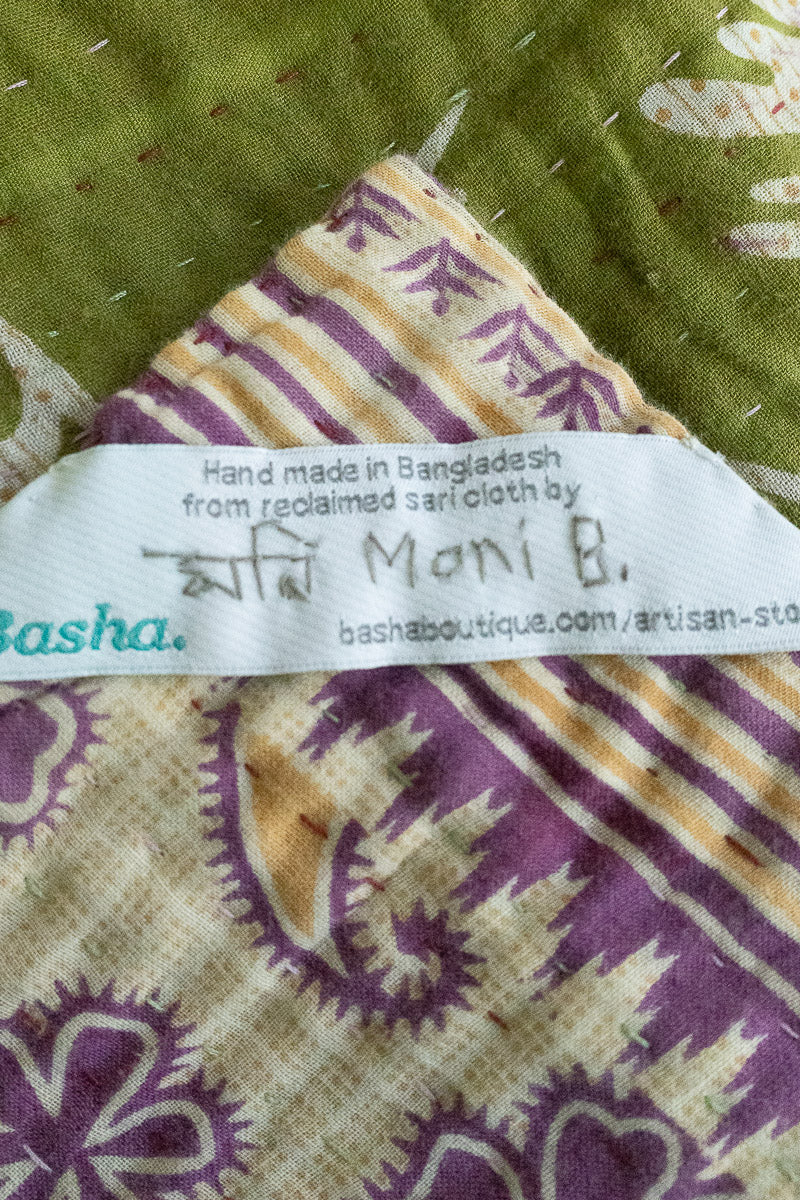 Sweet No. 2 Kantha Baby Blanket