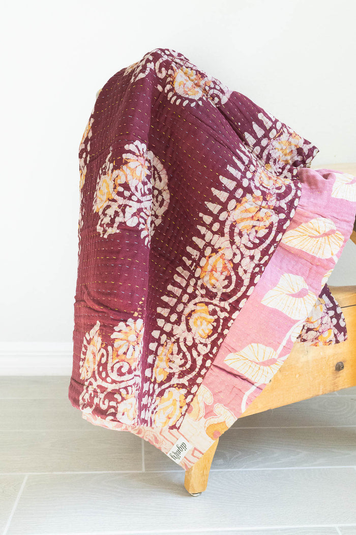 dignify Kantha Baby Blanket Quilt