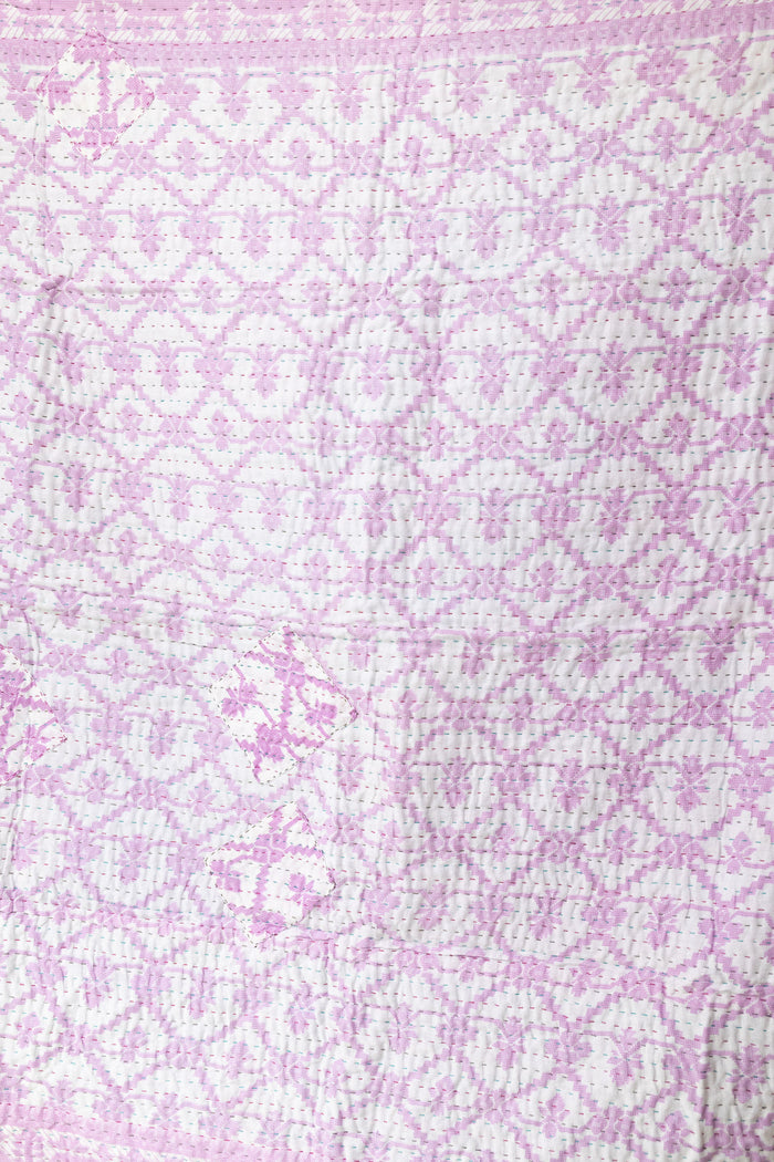 Sweet No. 4 Mini Kantha Blanket