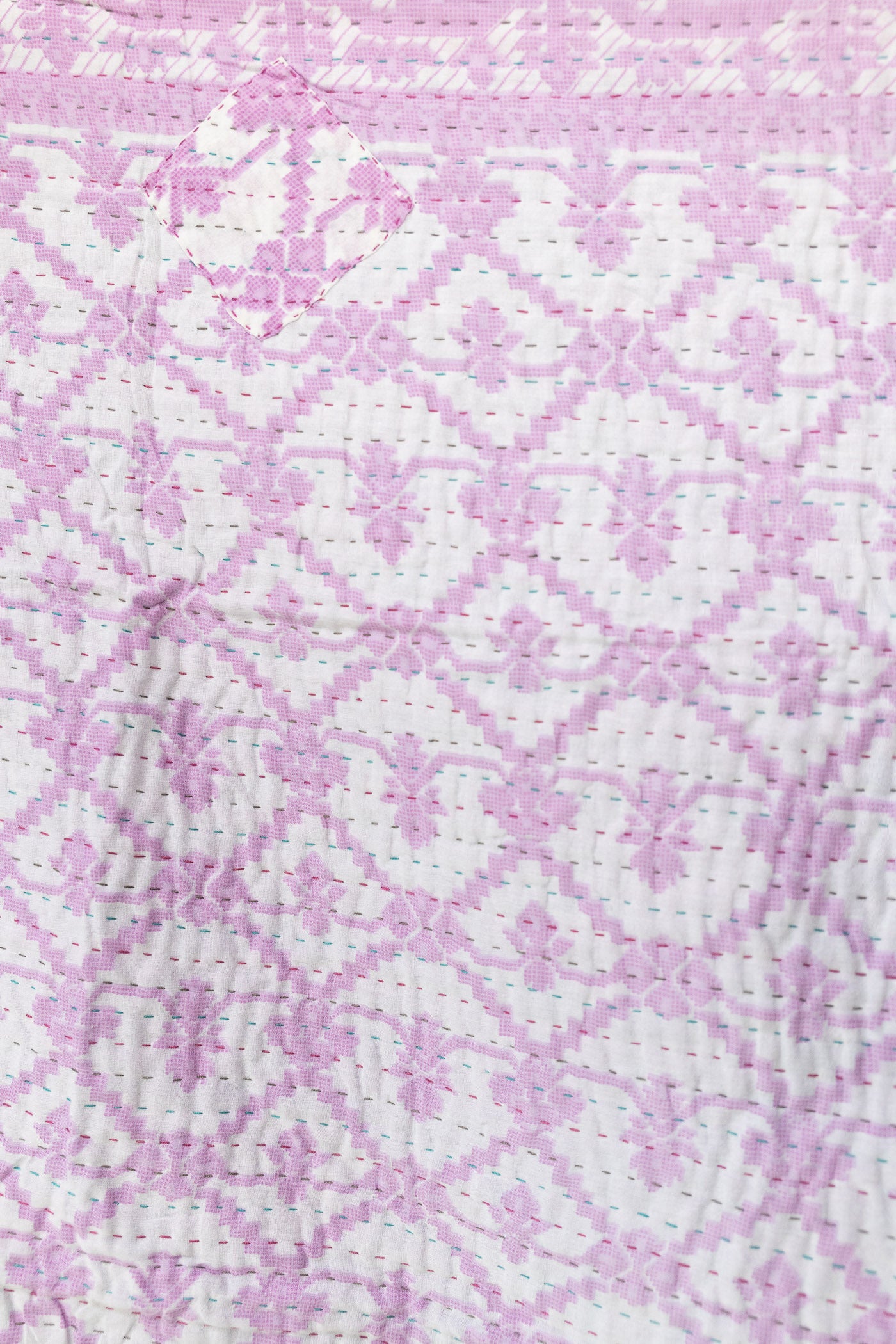 Sweet No. 4 Mini Kantha Blanket