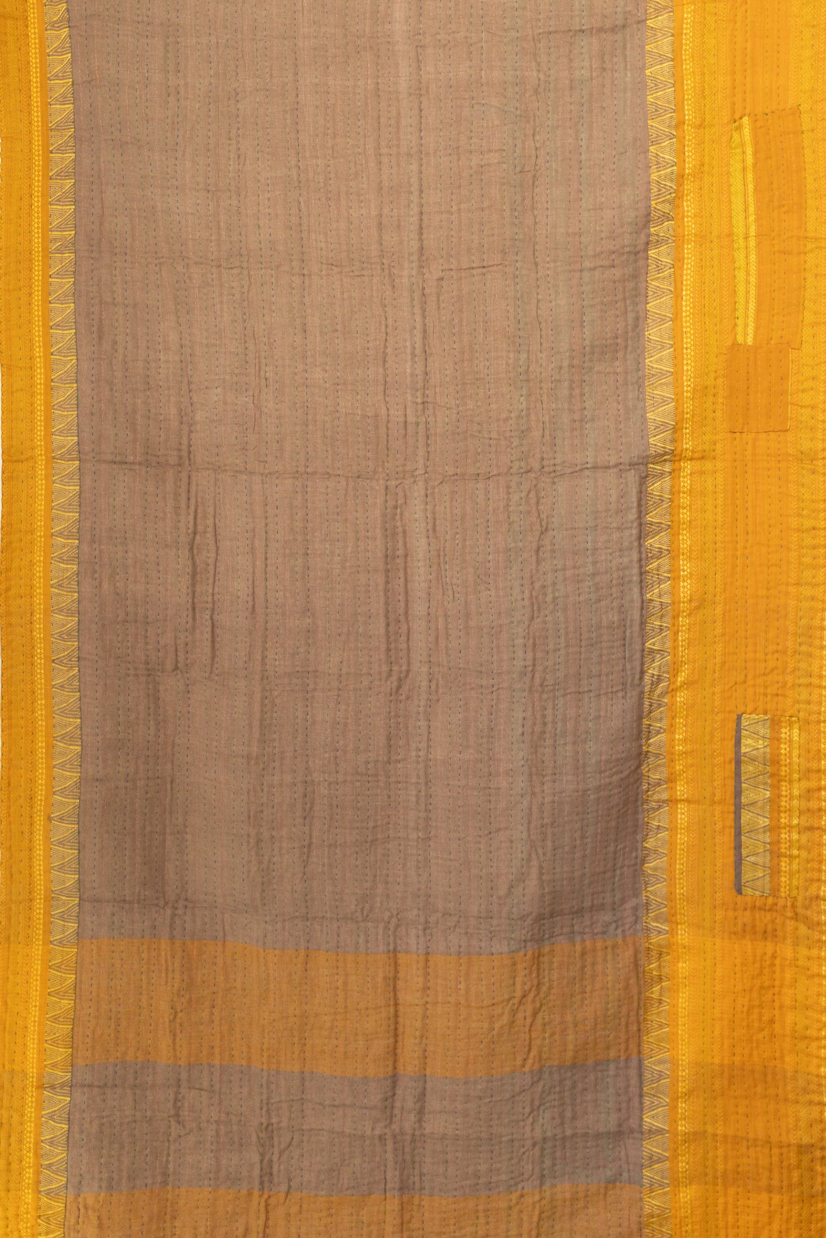 Tender Silk Blend Kantha Throw