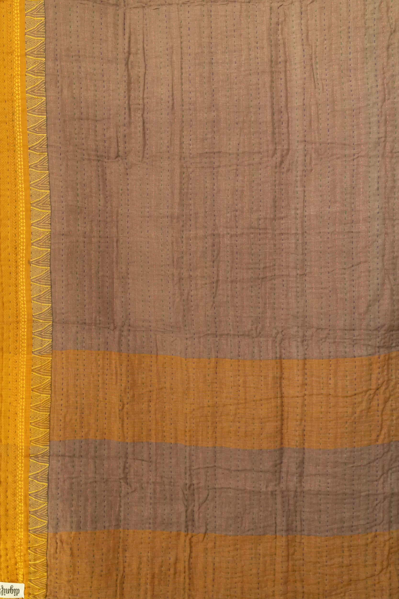 Tender Silk Blend Kantha Throw