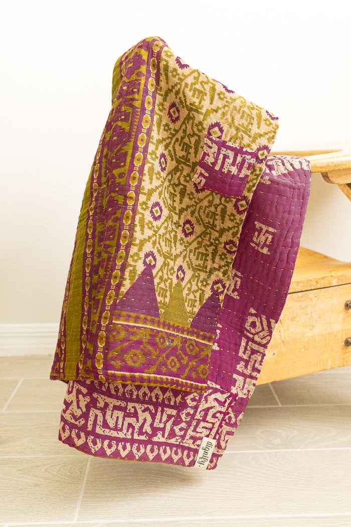 dignify Kantha Baby Blanket Quilt
