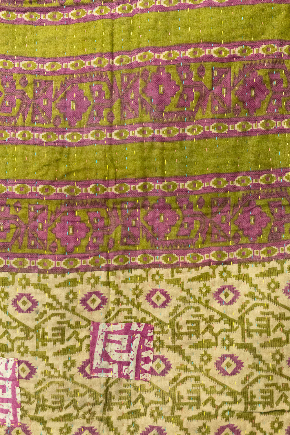 Tender No. 1 Kantha Baby Blanket