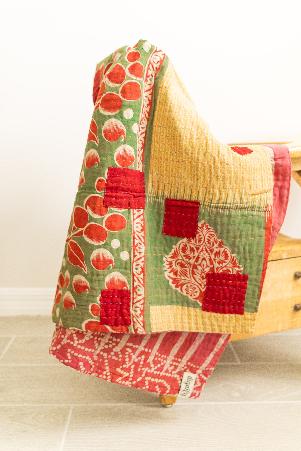 dignify Kantha Baby Blanket Quilt