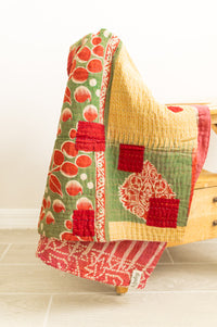 dignify Kantha Baby Blanket Quilt