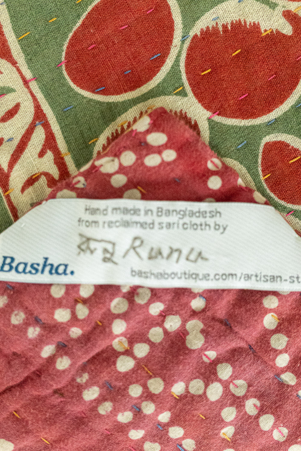 Tender No. 3 Kantha Baby Blanket