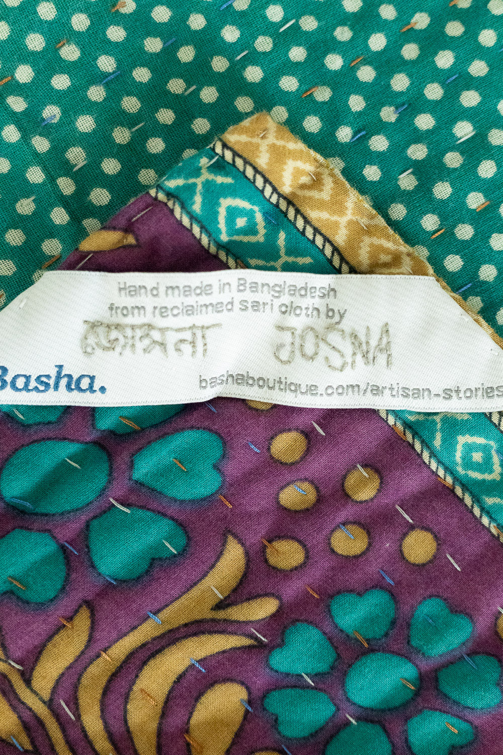 Tender No. 4 Kantha Baby Blanket