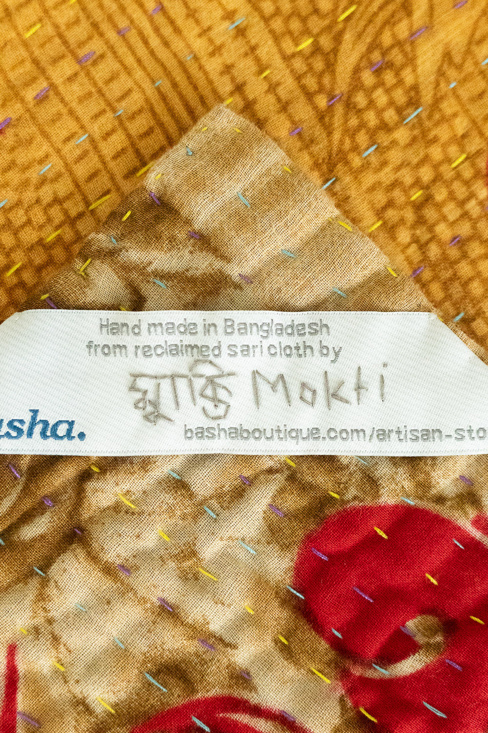 Tender No. 6 Kantha Baby Blanket