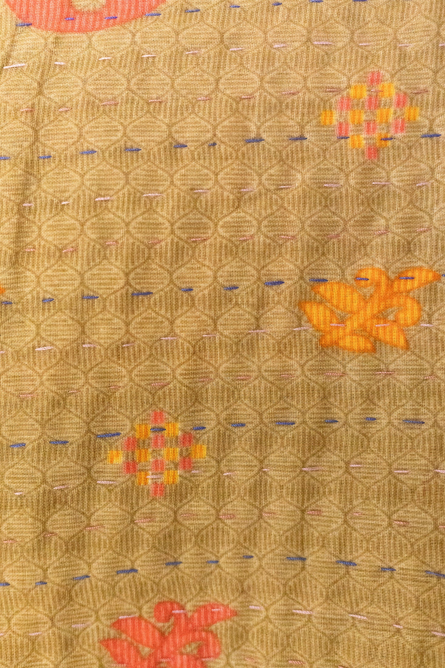 Tender No. 1 Mini Kantha Blanket