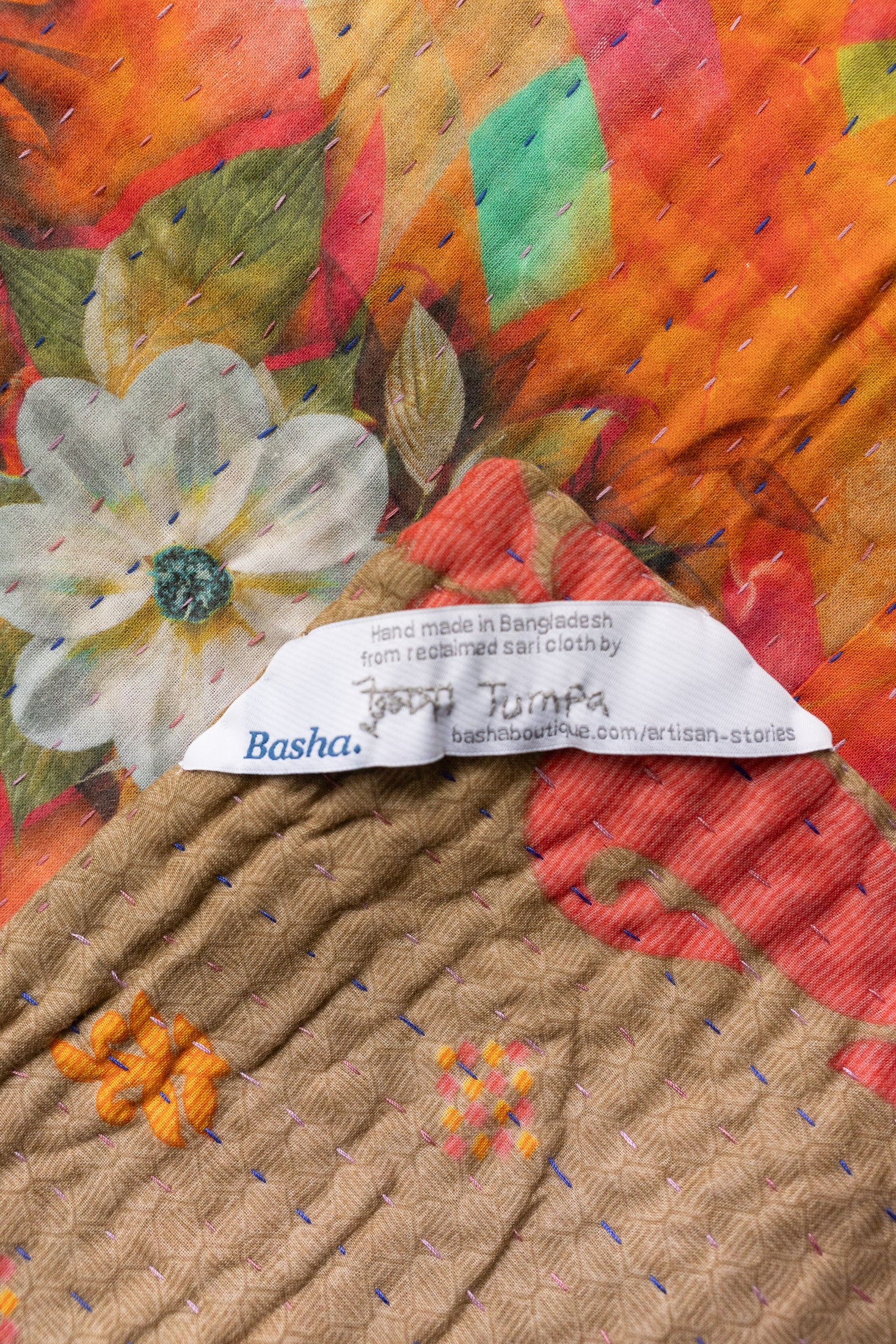 Tender No. 1 Mini Kantha Blanket