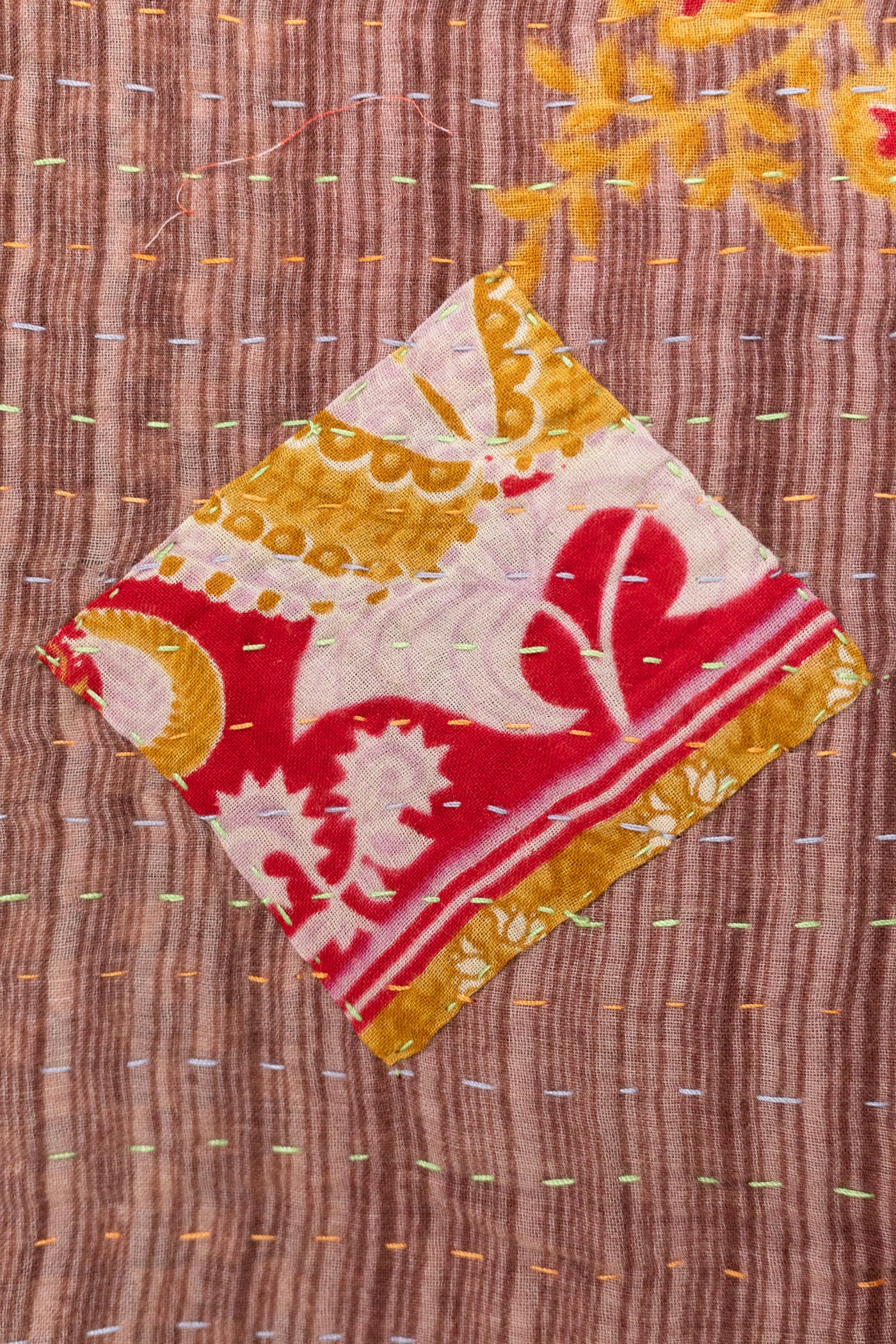 Tender No. 3 Mini Kantha Blanket