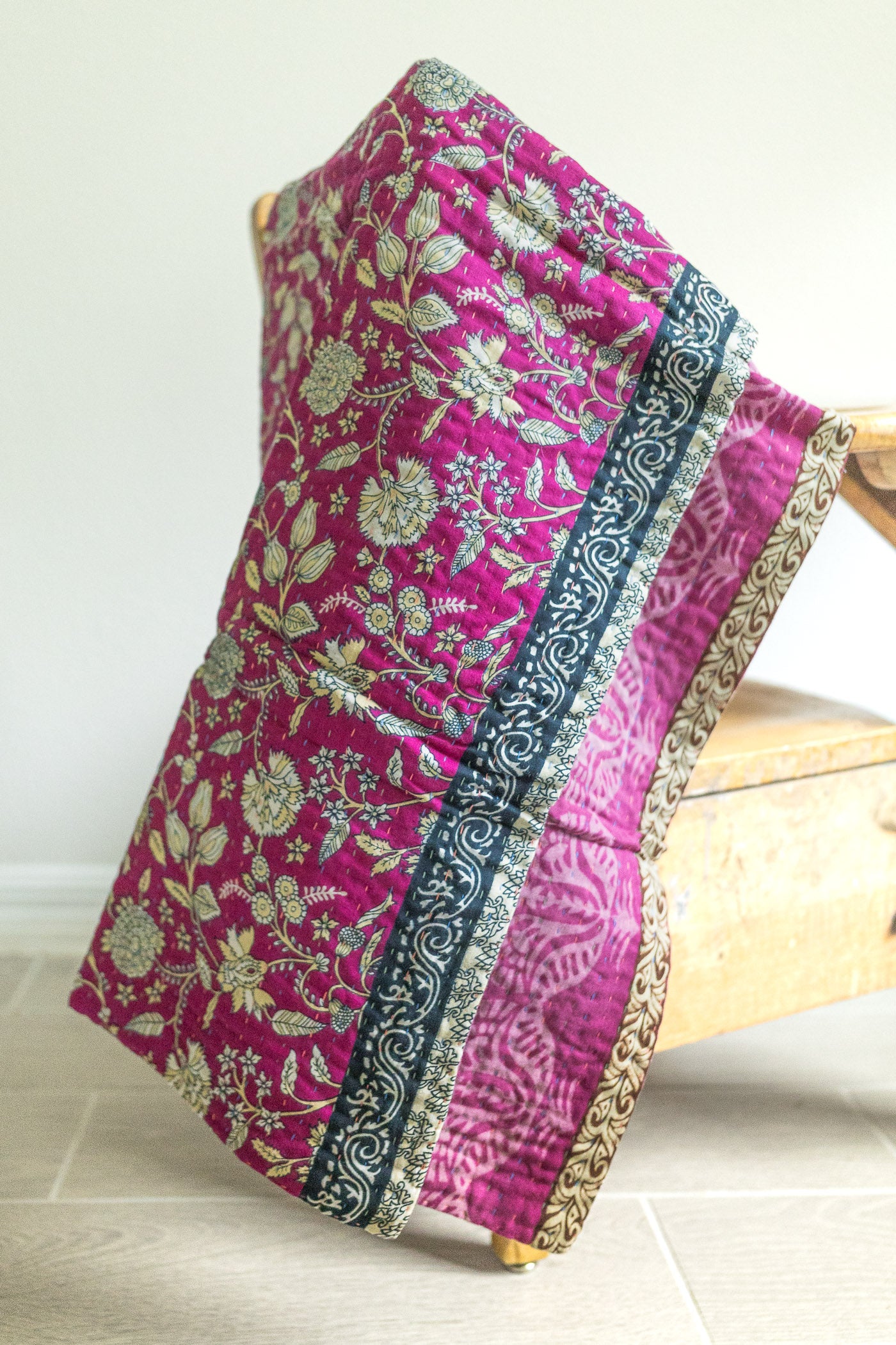 Tender No. 4 Mini Kantha Blanket