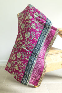 Tender No. 4 Mini Kantha Blanket