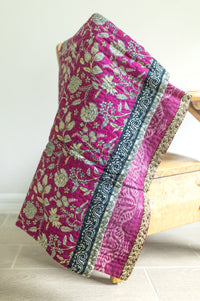 Tender No. 4 Mini Kantha Blanket
