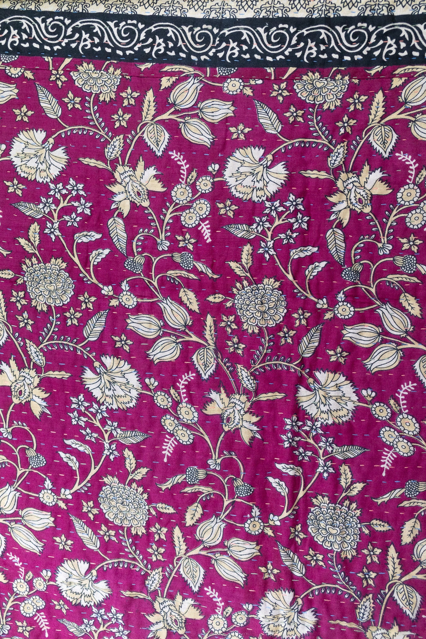 Tender No. 4 Mini Kantha Blanket