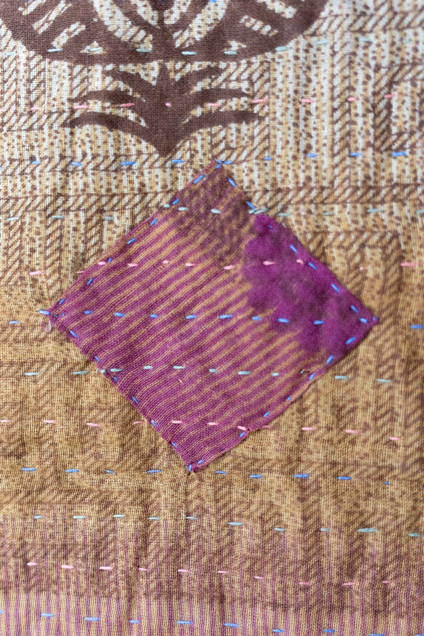 Tender No. 4 Mini Kantha Blanket